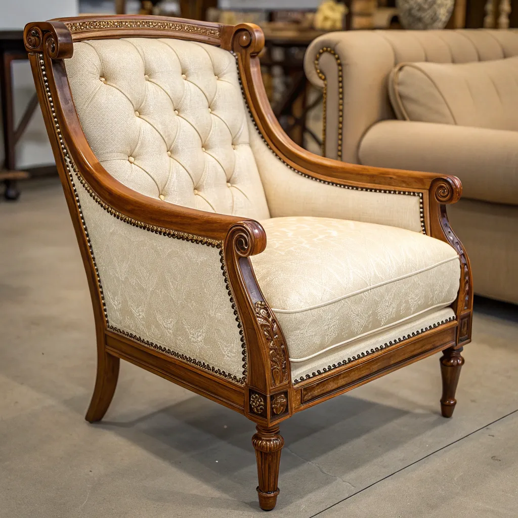 Handcrafted Upholstered Chair